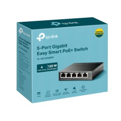 Omada 5-Port Gigabit Easy Smart Switch - Seamless Connectivity & Enhanced Performance | TL-SG105MPE